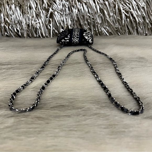 VERA BRADLEY Canterberry Cobalt Mini Cellphone Crossbody Chainlink Strap 2013 - Picture 8 of 14